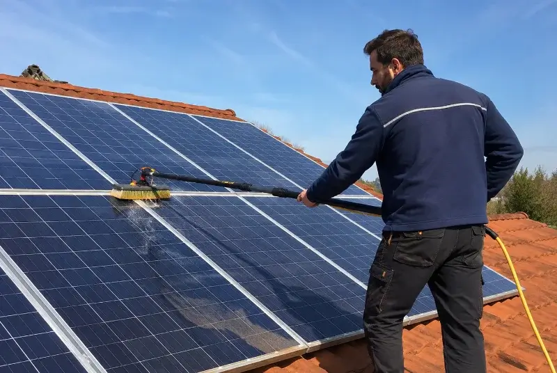 Nettoyage et entretien de panneaux solaires à Montferrand